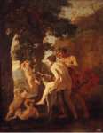 Poussin Nicolas Venus Faun and Putti  - Hermitage